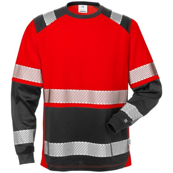 Fristads High vis long sleeve t-shirt class 2 7457 THV -  Red