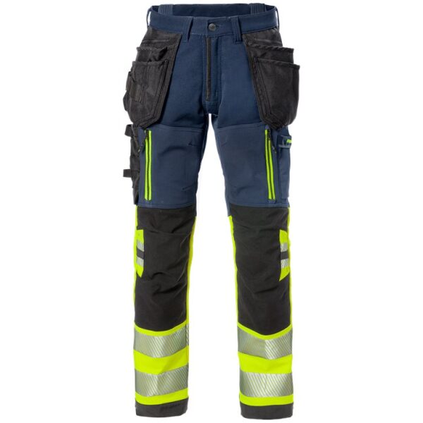 Fristads High vis craftsman stretch trousers class 1 2568 STP -  Yellow