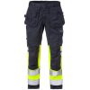 Fristads Flamestat highvis stretch craftsman trousers class 1 2163 ATHF -  Yellow