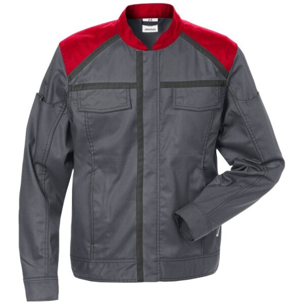 Fristads Jacket woman 4556 STFP -  Red/ Grey