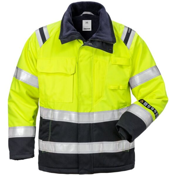 Fristads Flamestat high vis winter jacket woman class 3 4285 ATHS -  Yellow