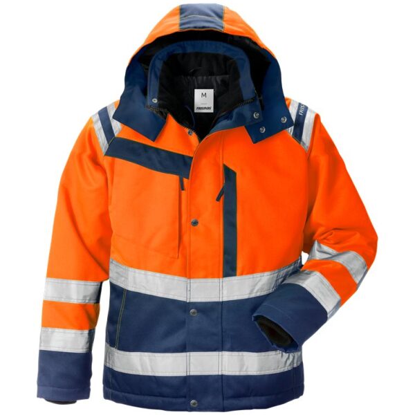 Fristads High vis winter jacket woman class 3 4143 PP -  Orange