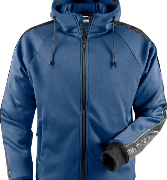 Fristads Hooded sweat jacket 7464 SSL -  Blue