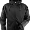 Fristads Hooded sweat jacket 7464 SSL -  Black