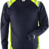 Fristads Flamestat long sleeve T-shirt 7360 TFL -  Yellow/ Blue