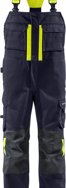 Fristads Flame welding Bib'n'brace 1029 WEL -  Yellow/ Blue
