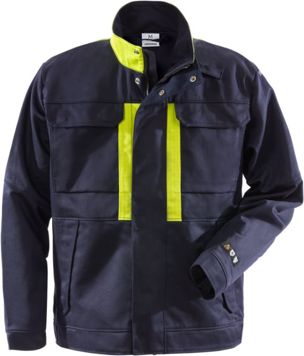 Fristads Flame welding jacket 4077 WEL -  Yellow/ Blue