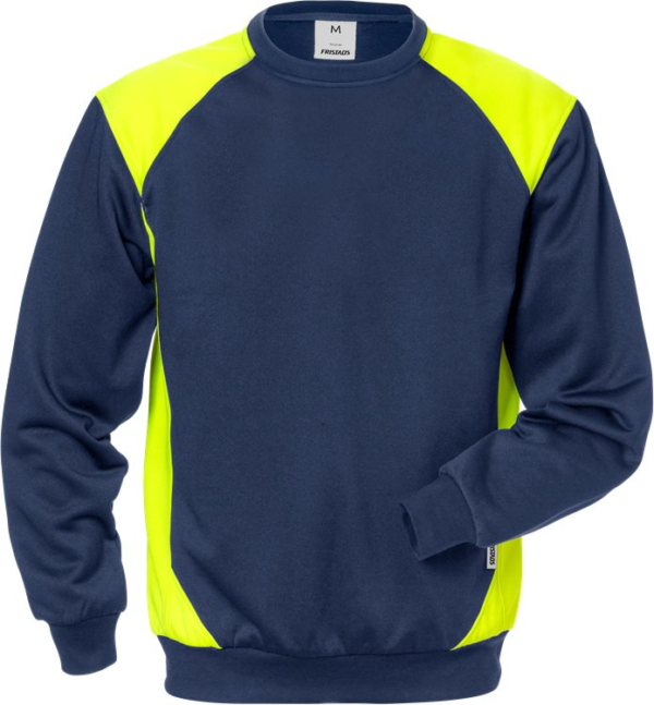 Fristads Sweatshirt 7148 SHV -  Yellow/ Blue