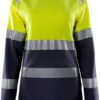 Fristads Flamestat high vis long sleeve t-shirt woman class 1 7108 TFL  -  Yellow